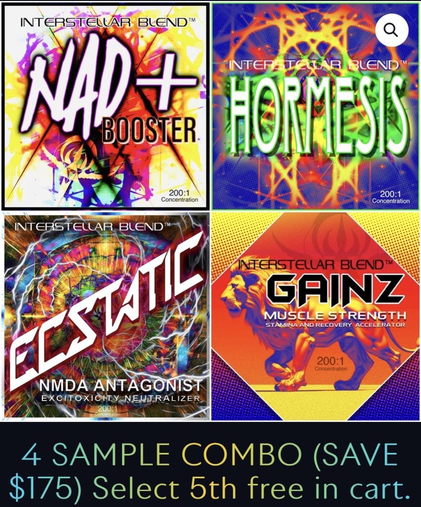 Four supplement products with discounts